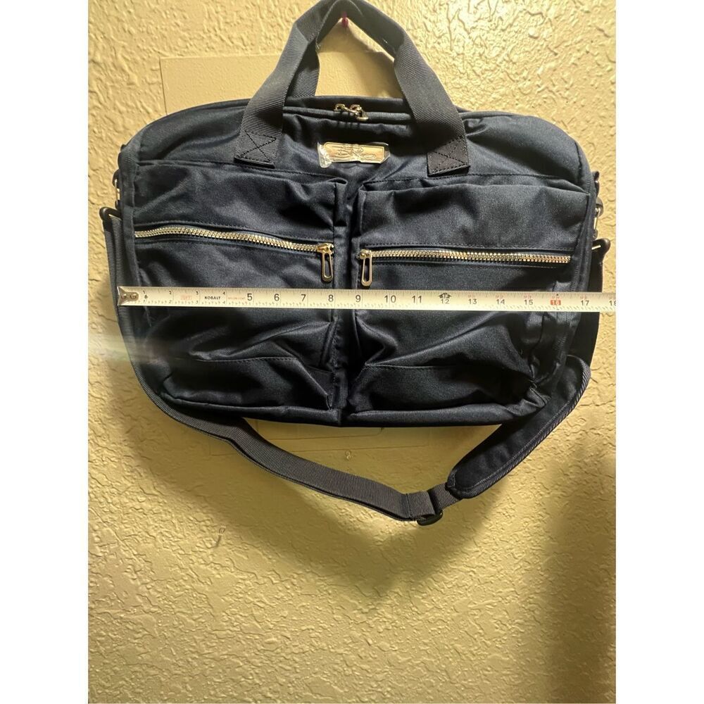 Bella Russo 17” Navy Laptop Bag NEW NO TAGS - Picture 6 of 15